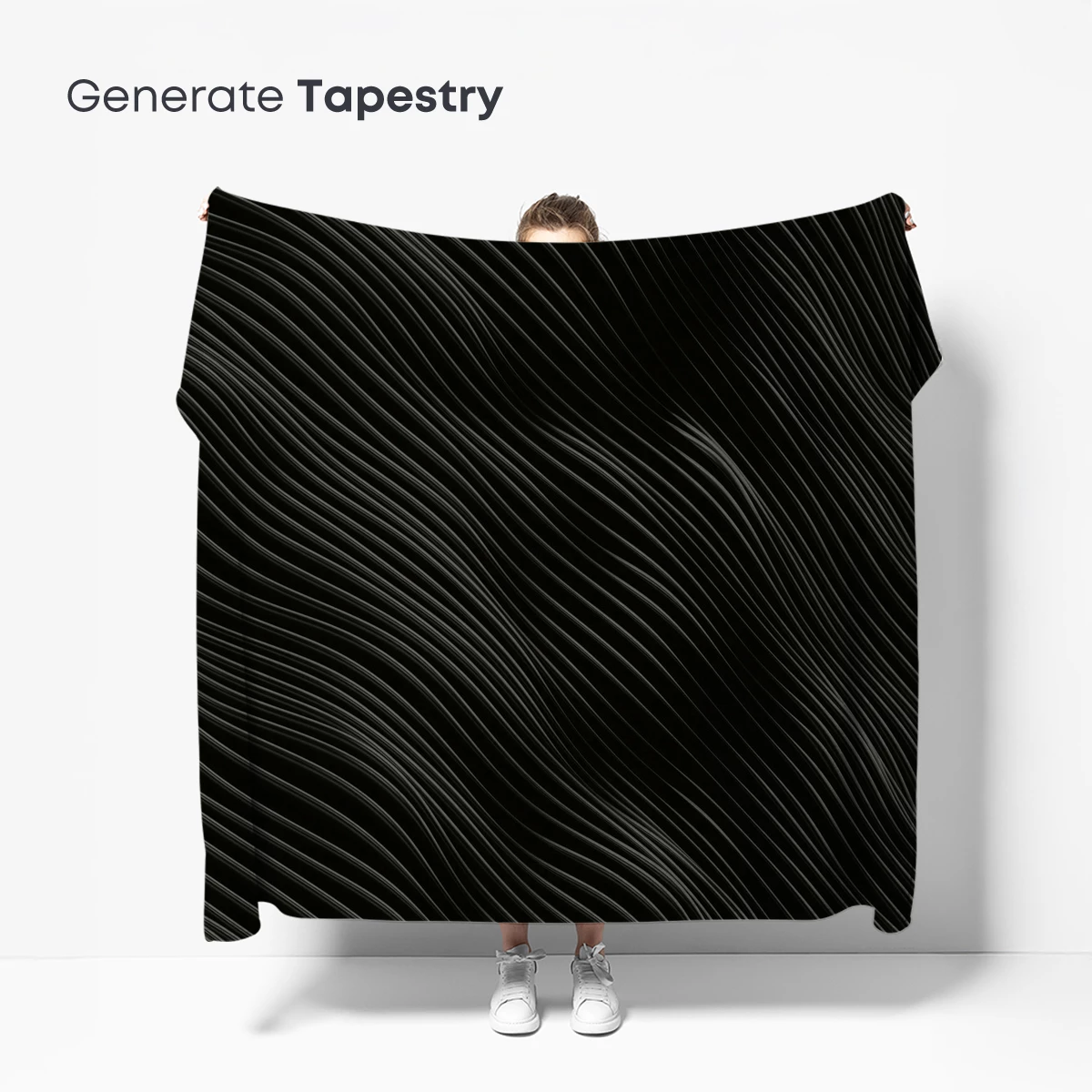 Elegant Dark Waves: A Symphony of Curves - Image 5