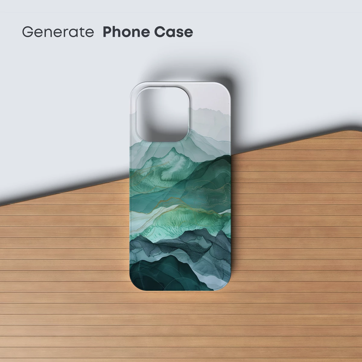 Ethereal Mountain Layers: A Watercolor Odyssey - Image 3