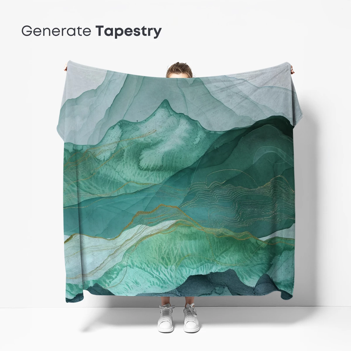 Ethereal Mountain Layers: A Watercolor Odyssey - Image 5