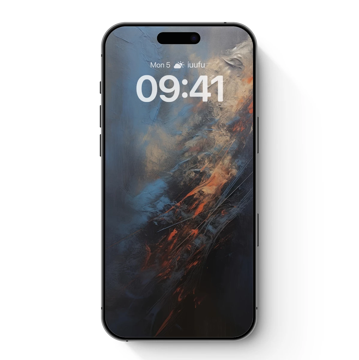 Fiery Abyss: Abstract Fusion of Light and Shadow