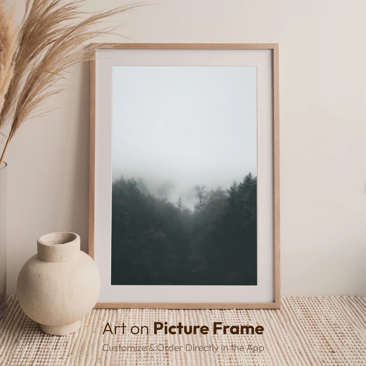 Misty Forest Canopy: Veiled Nature's Whisper - Image 7