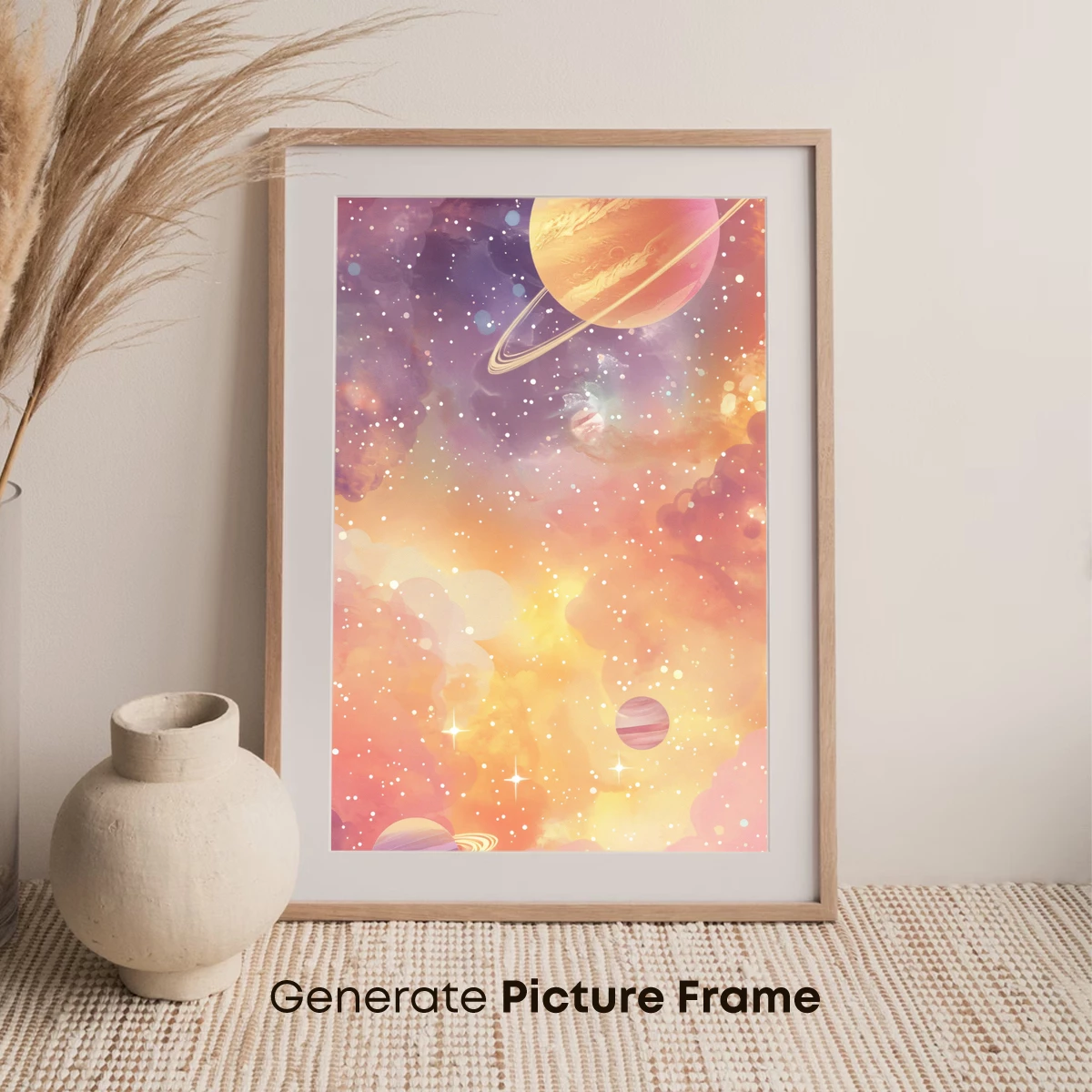 Cosmic Symphony: Dreamy Planetary Dance - Image 7