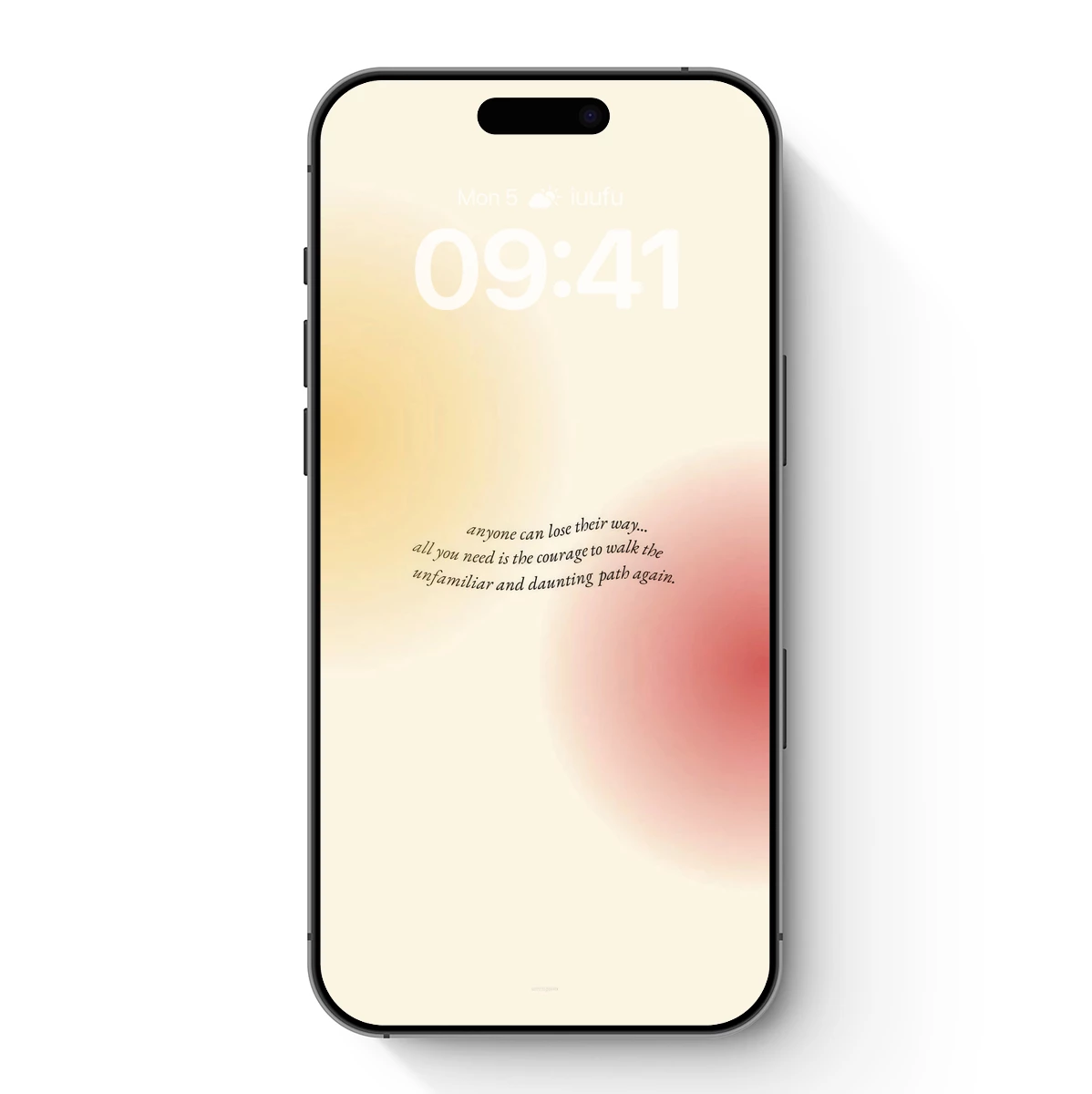 Courageous Path: Ethereal Gradient Motif