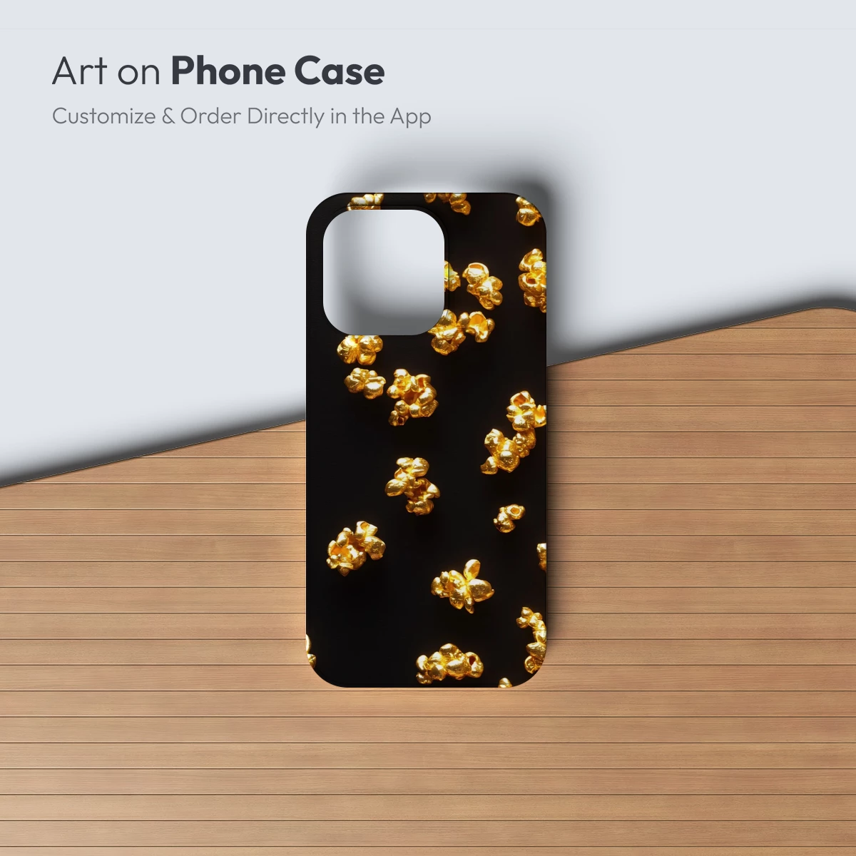 Golden Popcorn Cascade: Luxe Snack Artistry - Image 3