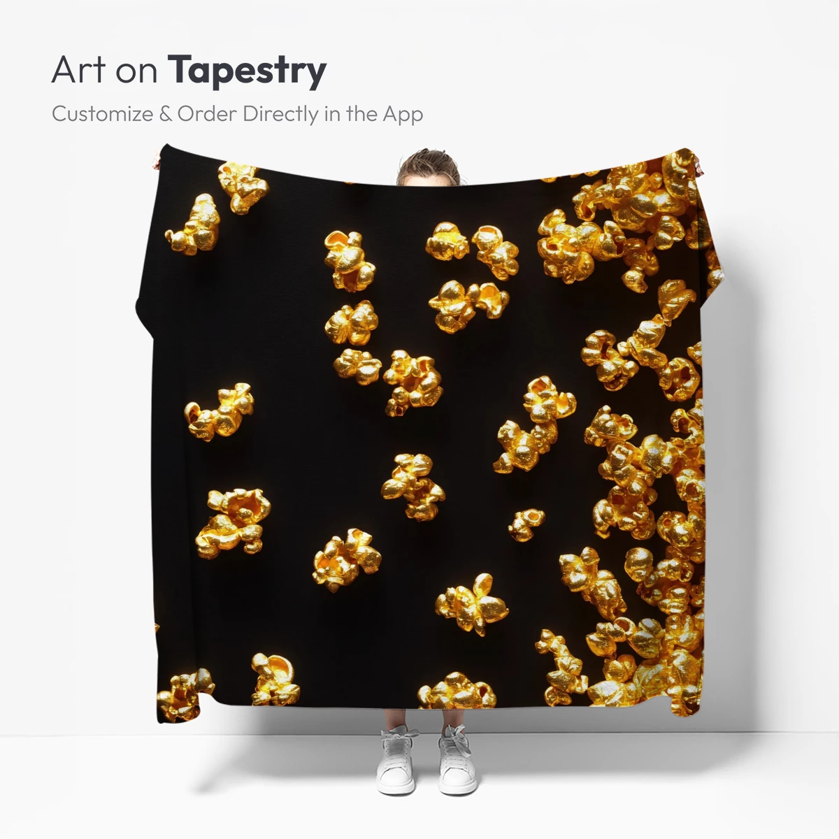 Golden Popcorn Cascade: Luxe Snack Artistry - Image 5