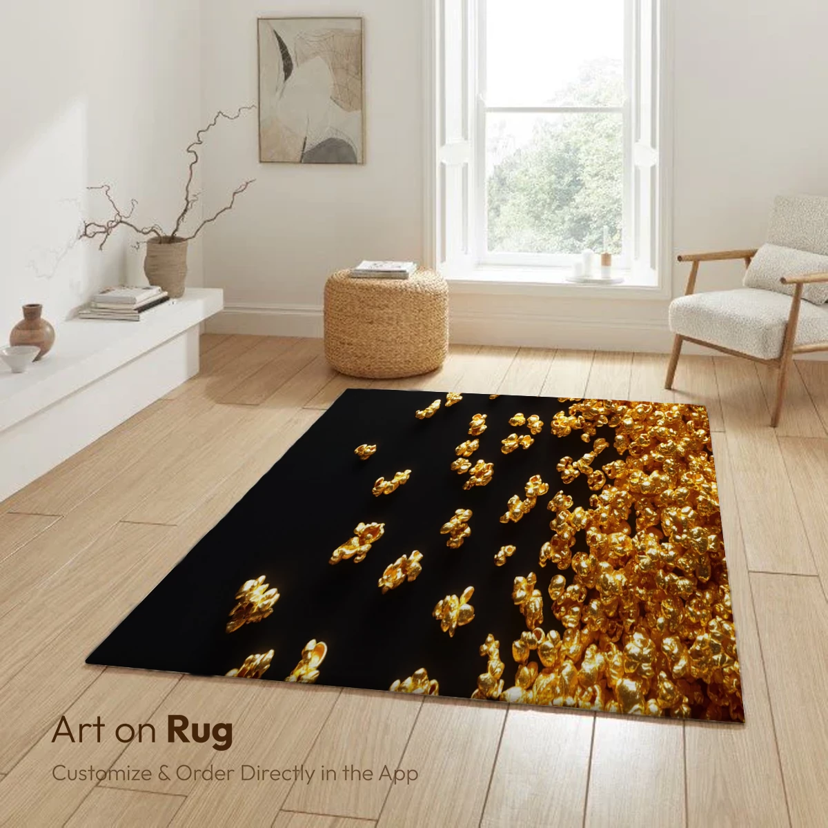 Golden Popcorn Cascade: Luxe Snack Artistry - Image 6