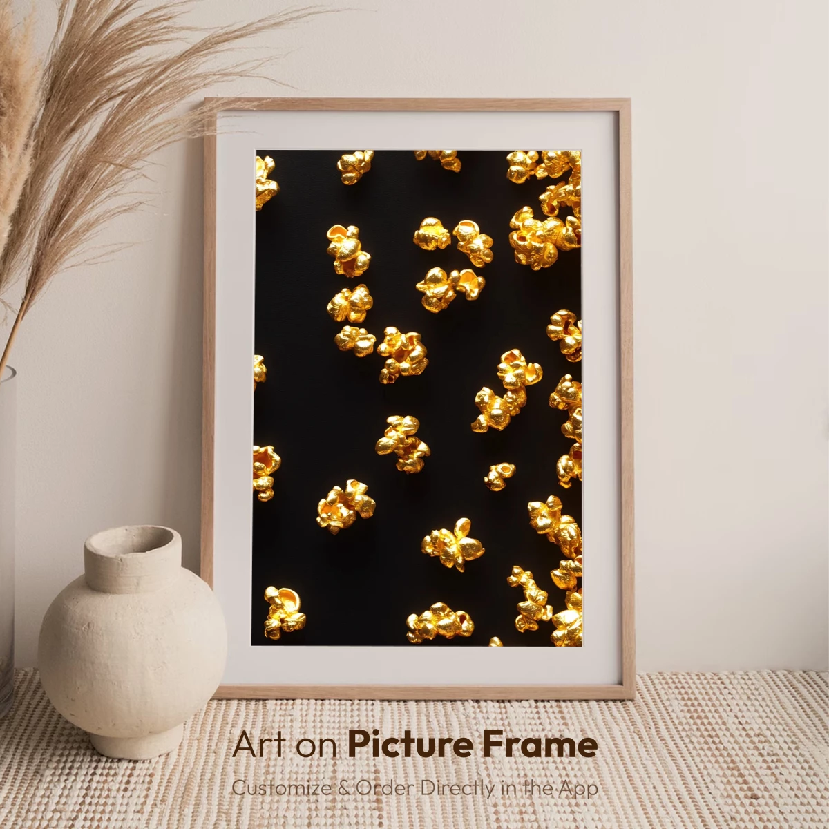 Golden Popcorn Cascade: Luxe Snack Artistry - Image 7