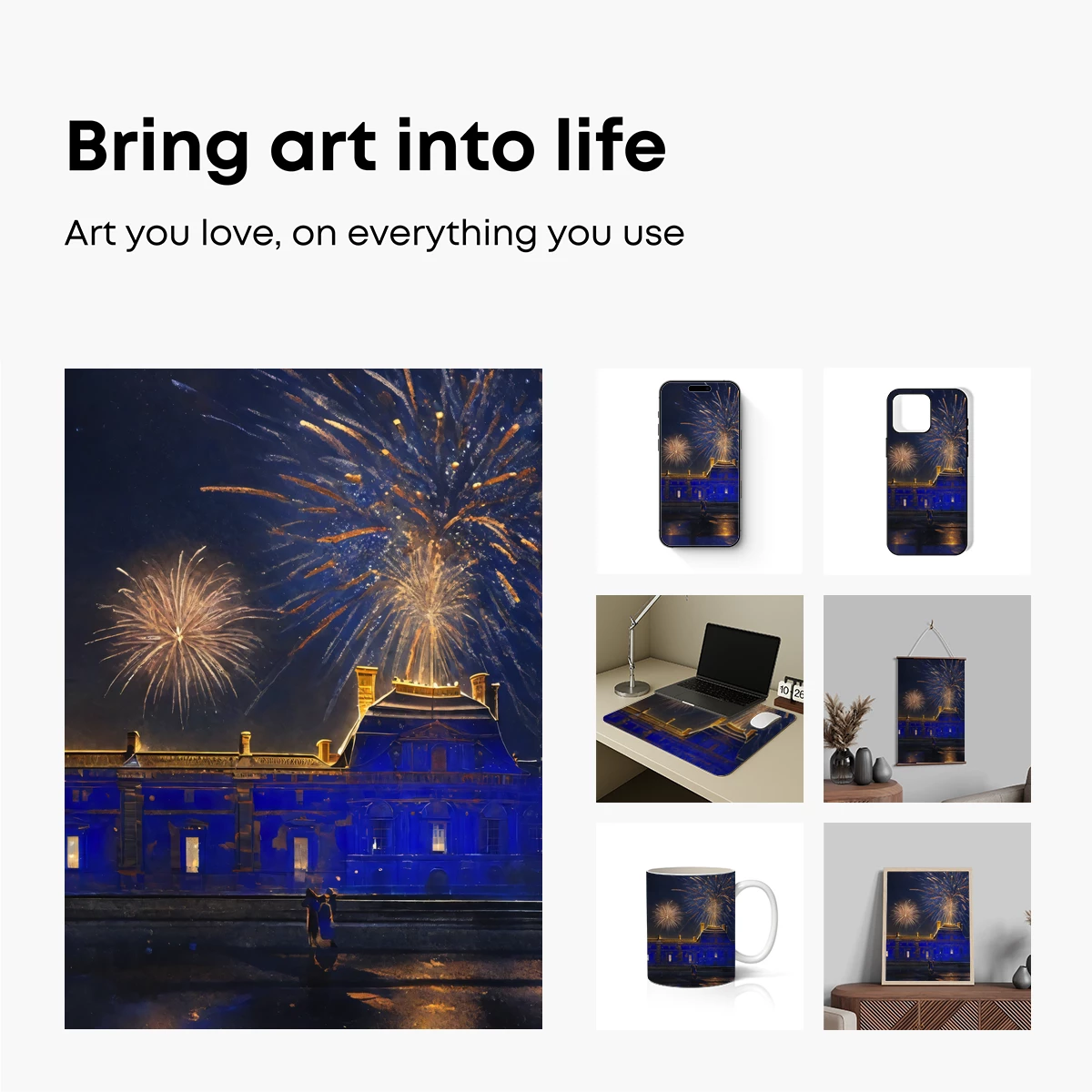 Eternal Blue Palace: Fireworks Symphony - Image 2