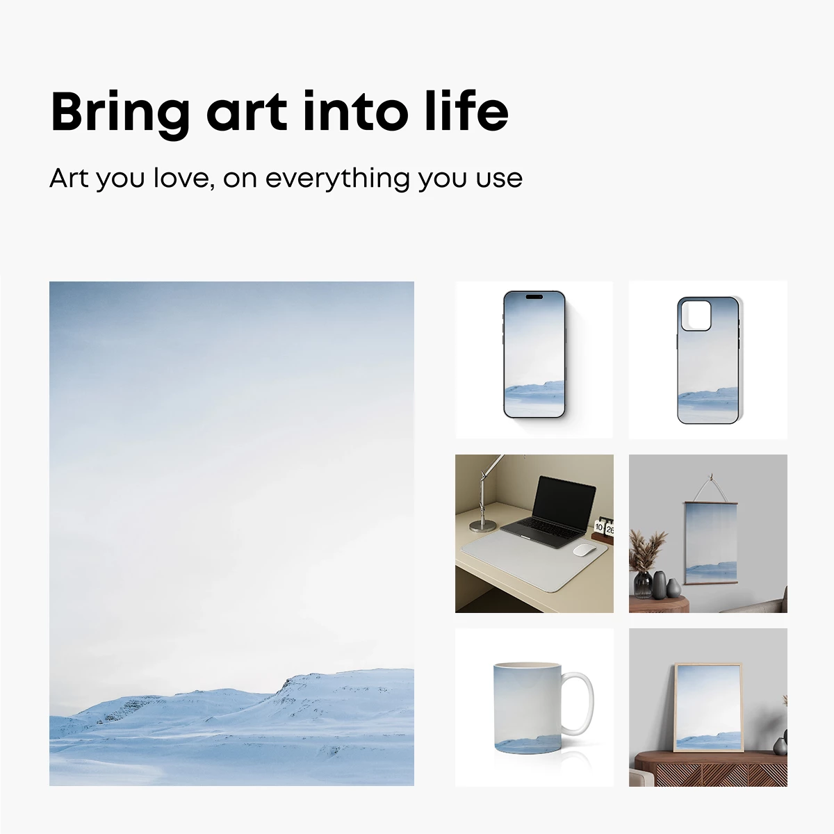 Eternal Snowscapes: Serene Arctic Horizons - Image 2