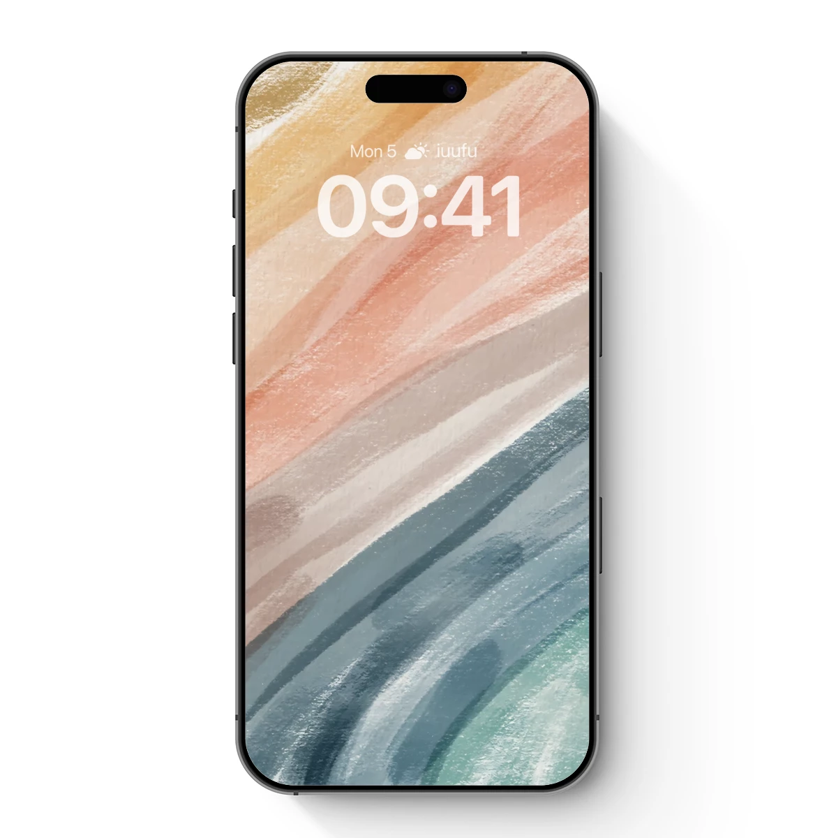 Abstract Horizon Fusion: Warm Tones Meet Cool Depths