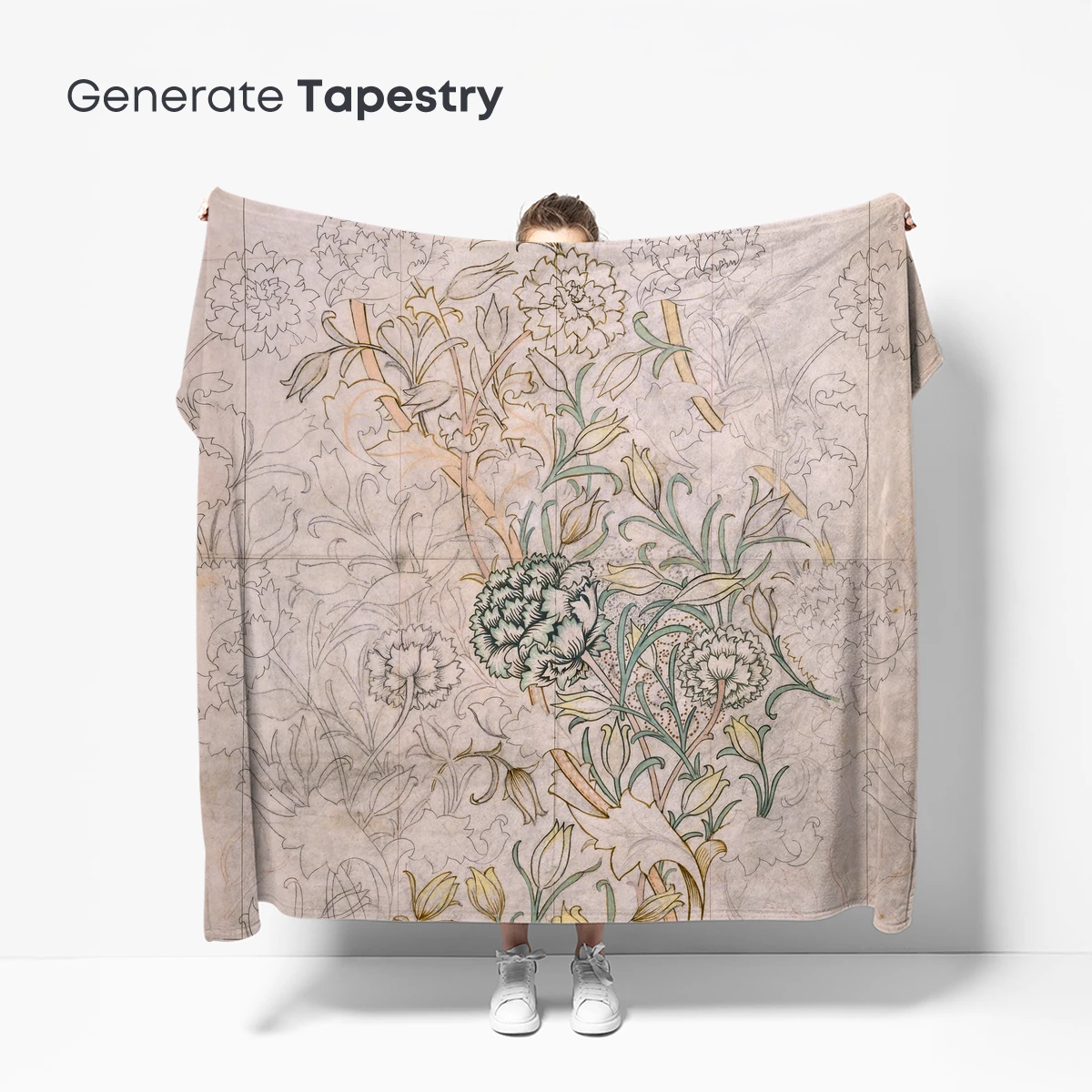 Art Nouveau Floral Symphony - Image 5