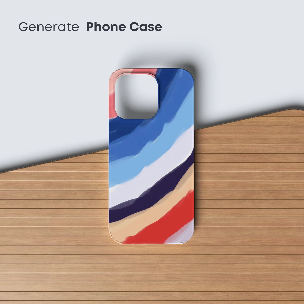 Abstract Waves of Color: Modern Brushstroke Symphony - Image 3