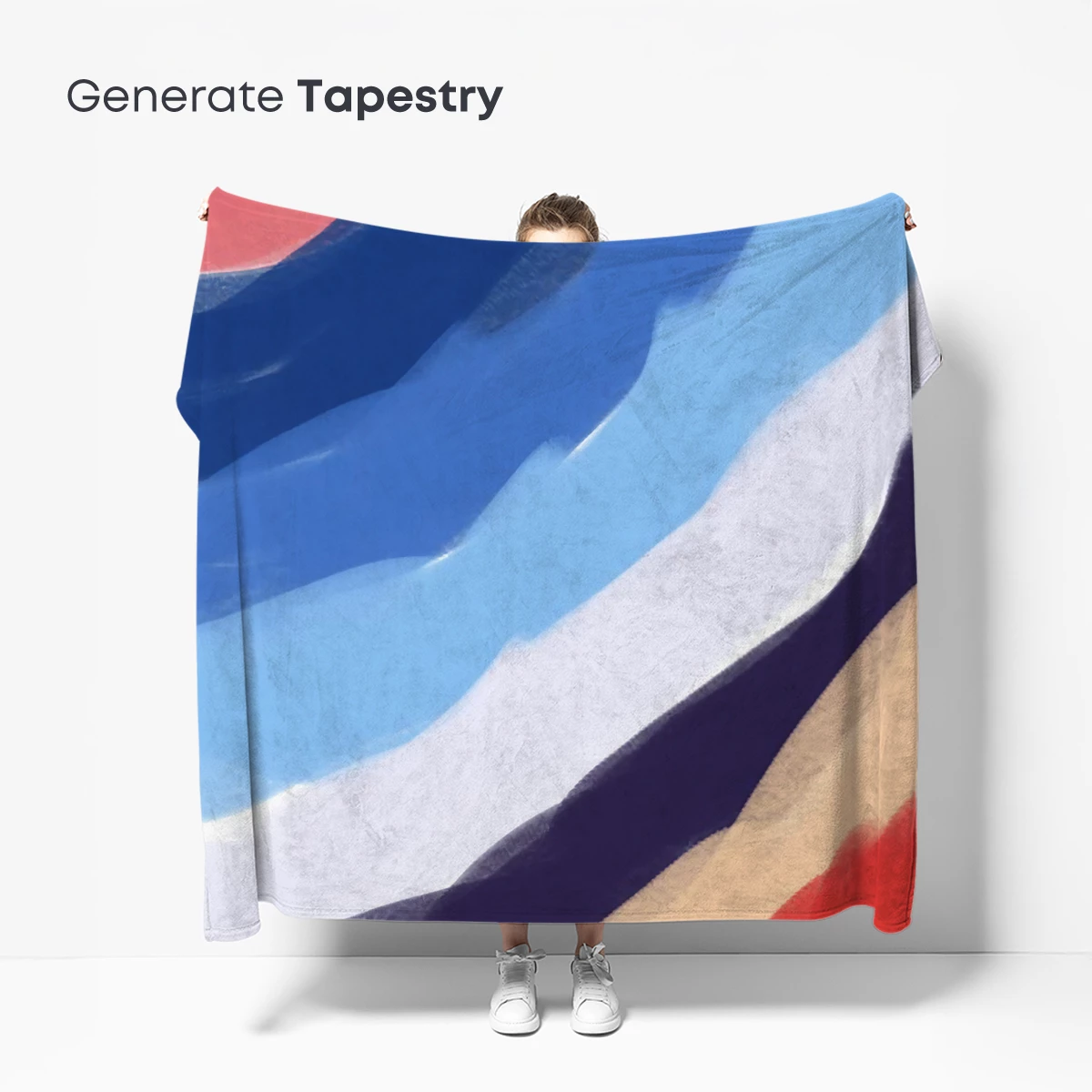 Abstract Waves of Color: Modern Brushstroke Symphony - Image 5