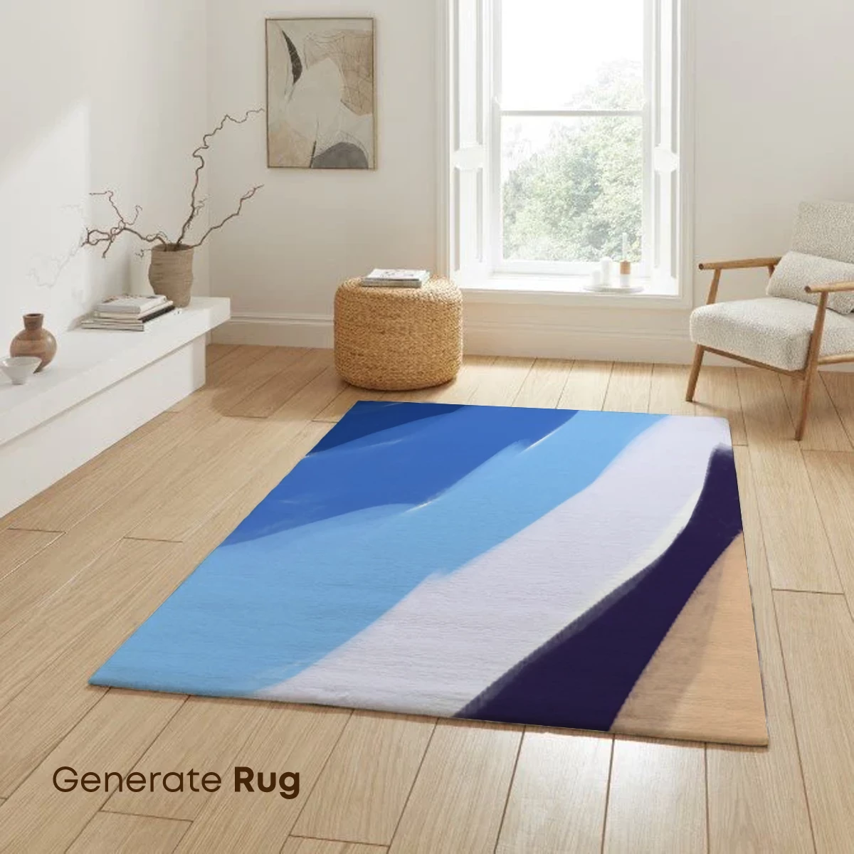 Abstract Waves of Color: Modern Brushstroke Symphony - Image 6