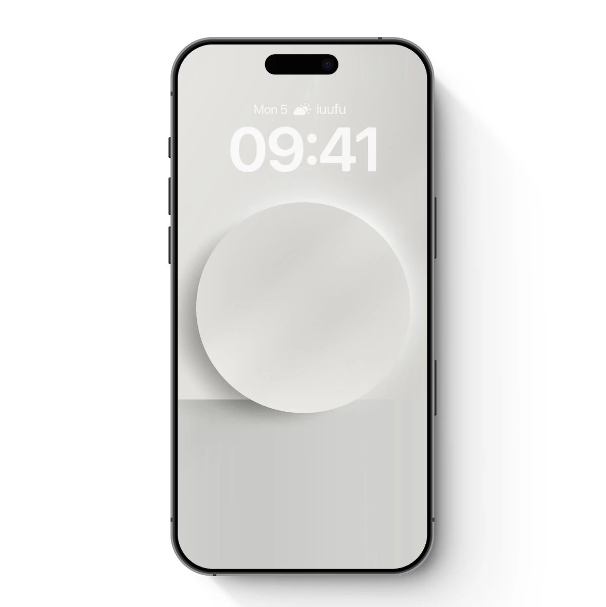 Ethereal Halo: Minimalist Circle in Light