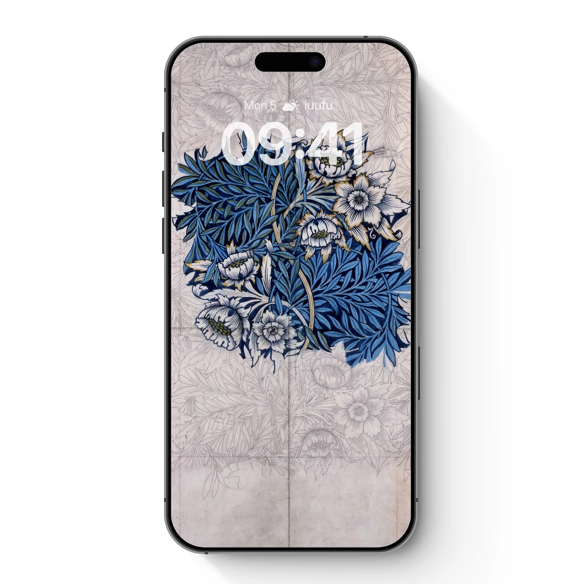 Blue Peony Elegance: A Botanical Masterpiece