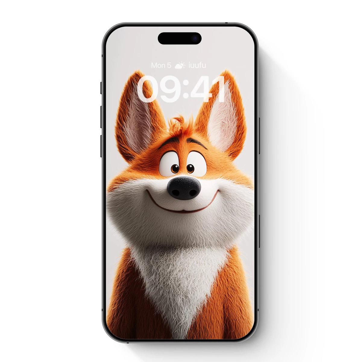 Charming Fox Portrait: Whimsical Cartoon Artistry