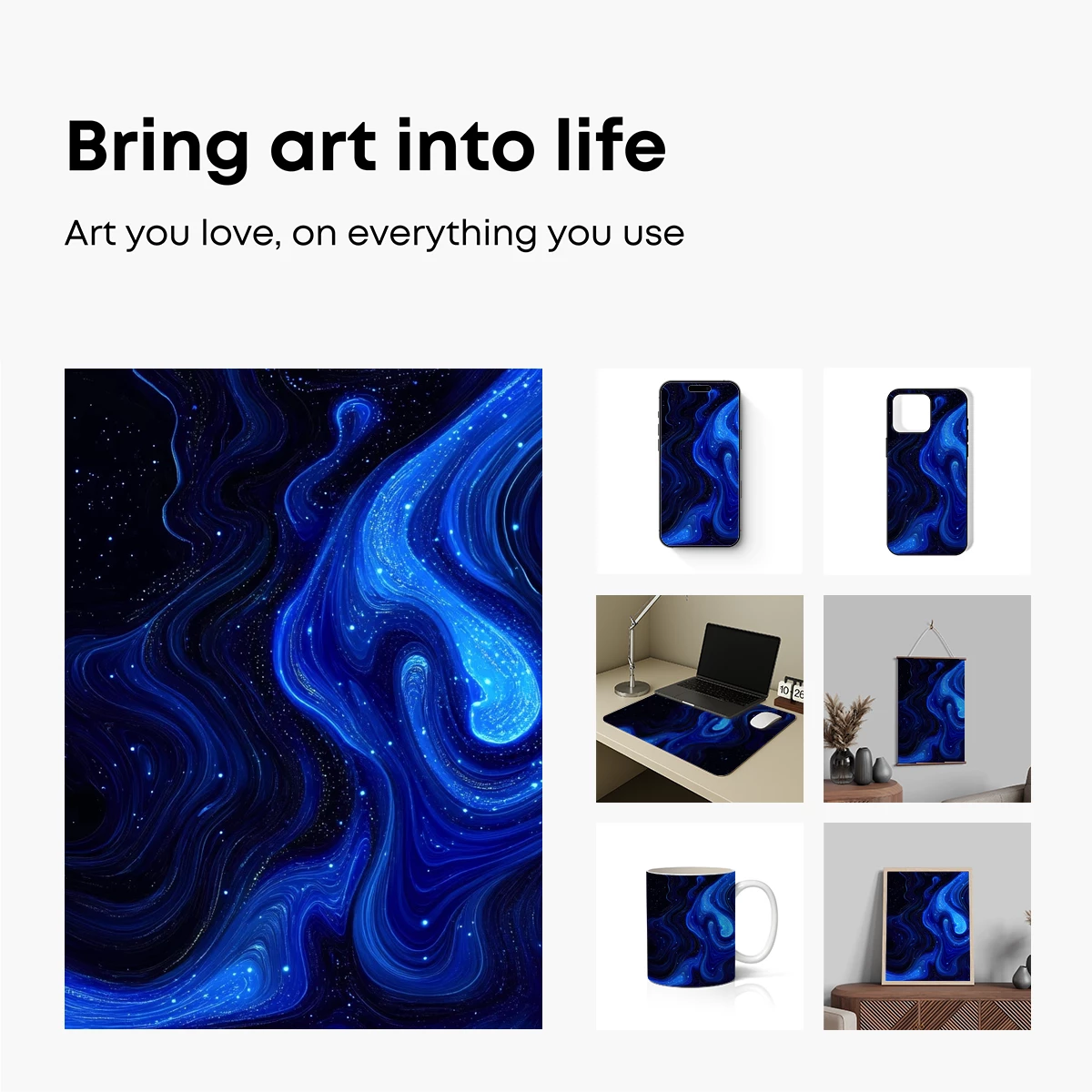 Cosmic Swirls: A Galaxy-Inspired Art Odyssey - Image 2