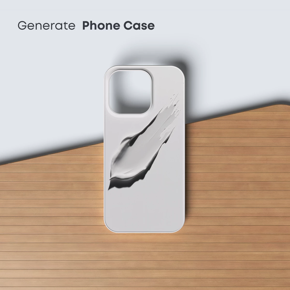 Elegant Swipe: Abstract Monochrome Flow - Image 3