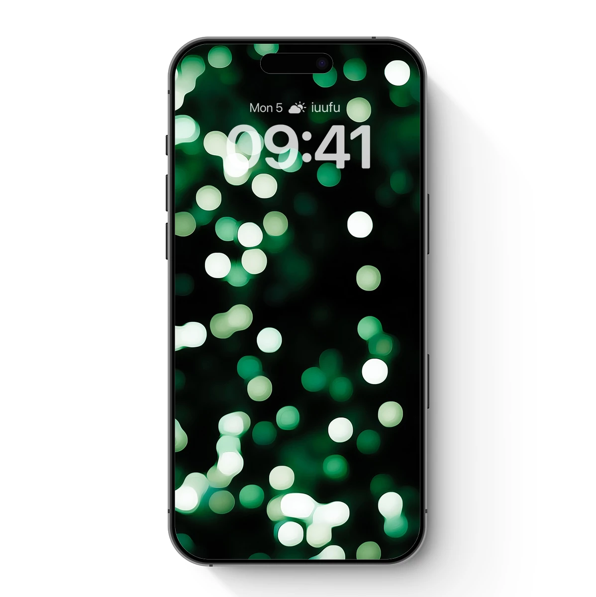 Bokeh Bliss: Emerald Glow