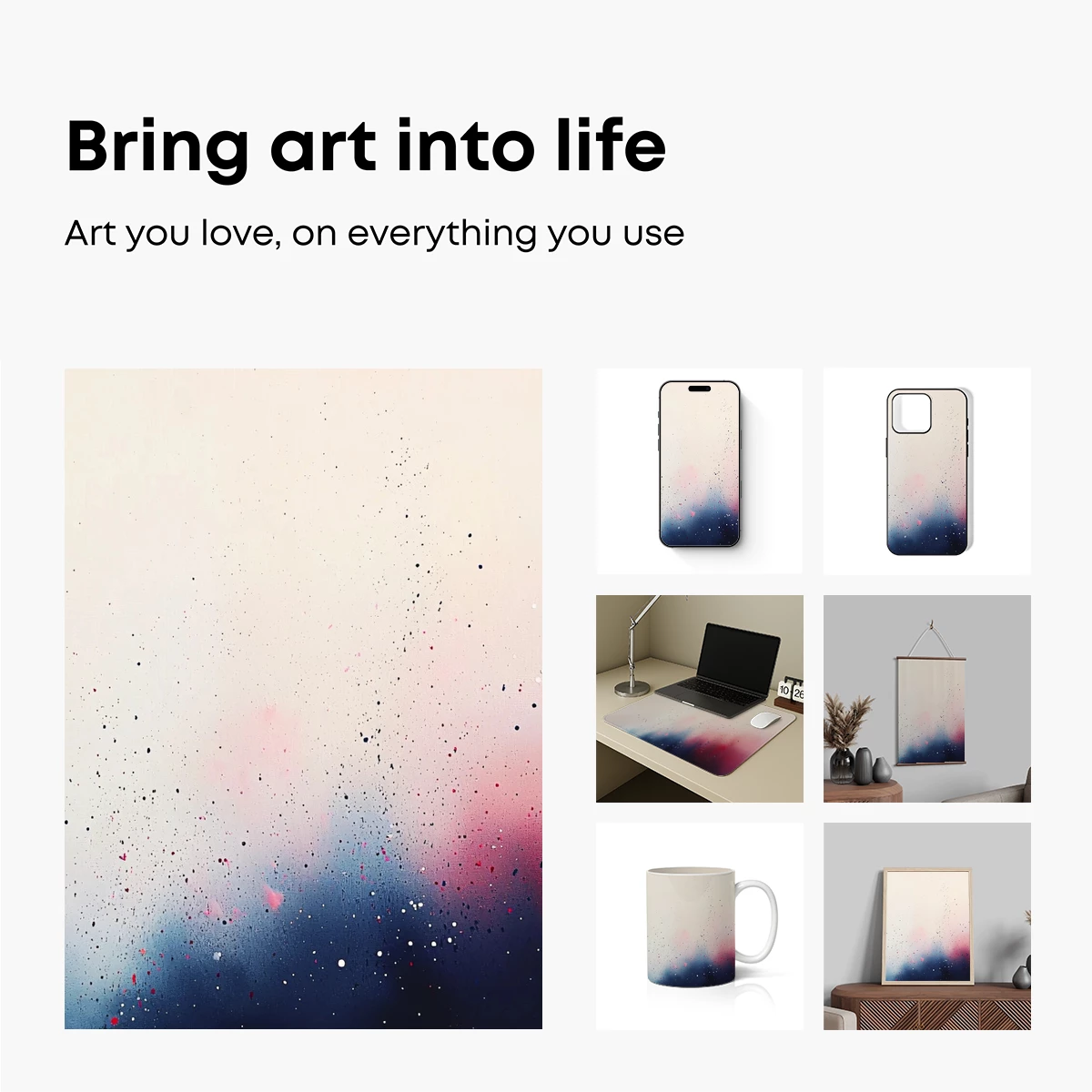 Abstract Nebula Burst: Cosmic Dust Palette - Image 2