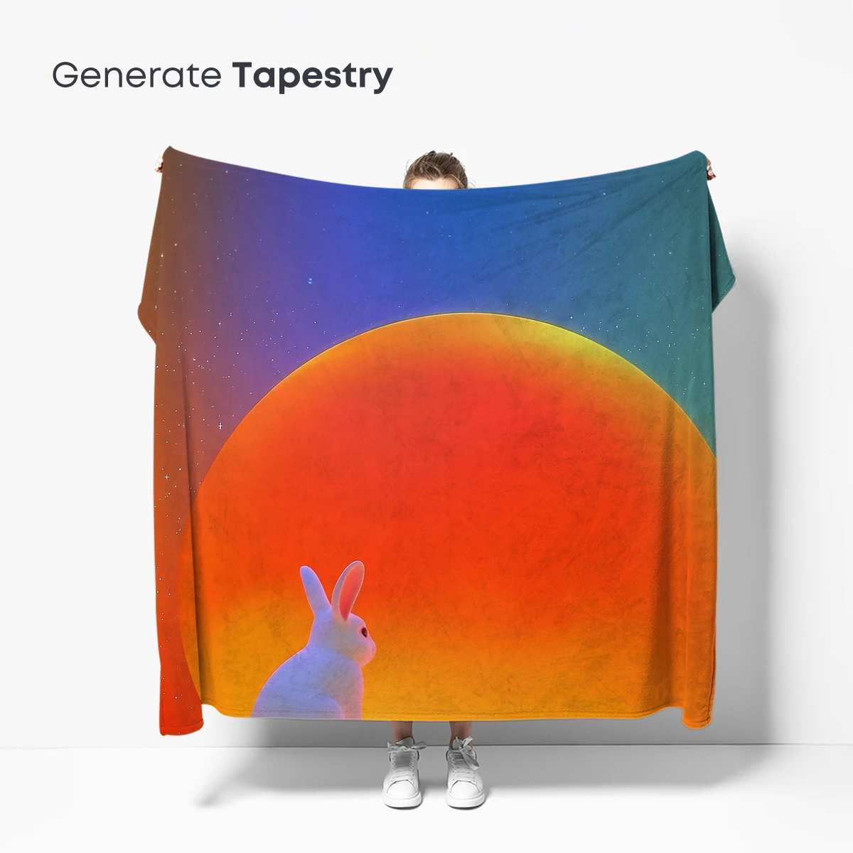 Cosmic Bunny Odyssey: Neon Dreamscape - Image 5