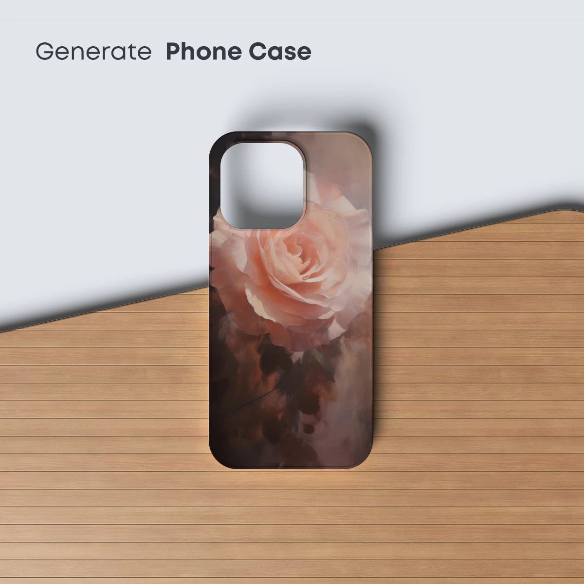 Ethereal Bloom: Soft Rose in Misty Hues - Image 3