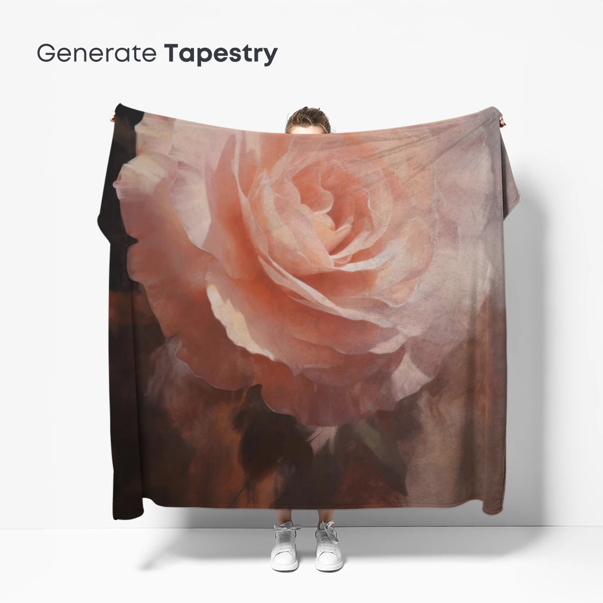 Ethereal Bloom: Soft Rose in Misty Hues - Image 5
