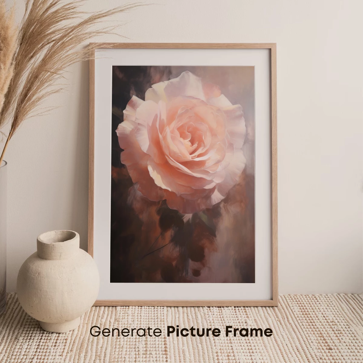 Ethereal Bloom: Soft Rose in Misty Hues - Image 7