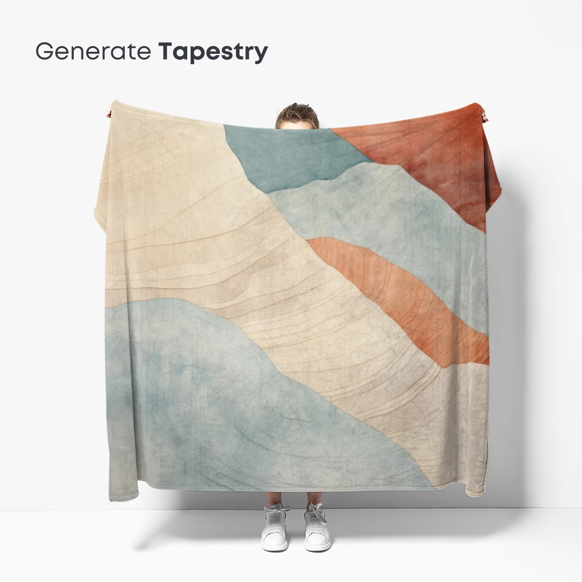 Abstract Terrain Odyssey: Earthy Layers Flowing - Image 5