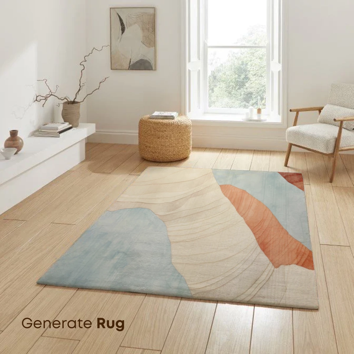 Abstract Terrain Odyssey: Earthy Layers Flowing - Image 6