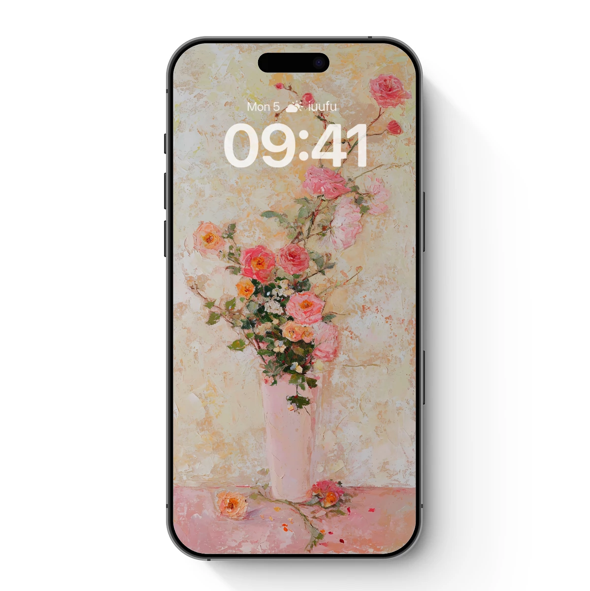 Blush Bouquet Elegance: Impressionist Floral Harmony