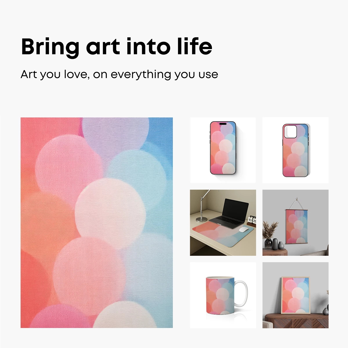 Bokeh Bliss: Pastel Circles in Ethereal Harmony - Image 2