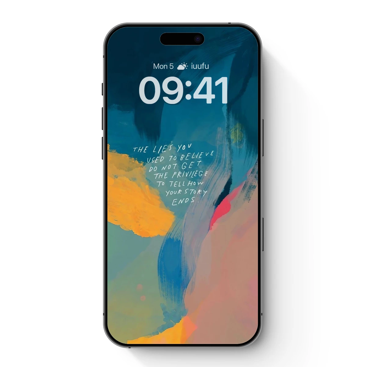 Abstract Brushstroke Symphony: Lies and Truths