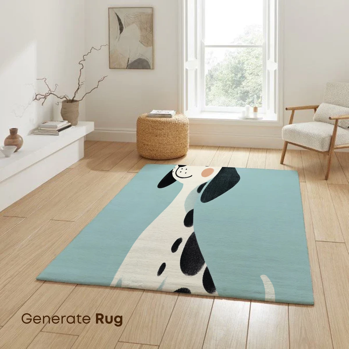 Dalmatian Dream: Whimsical Pup in Pastel Bliss - Image 6