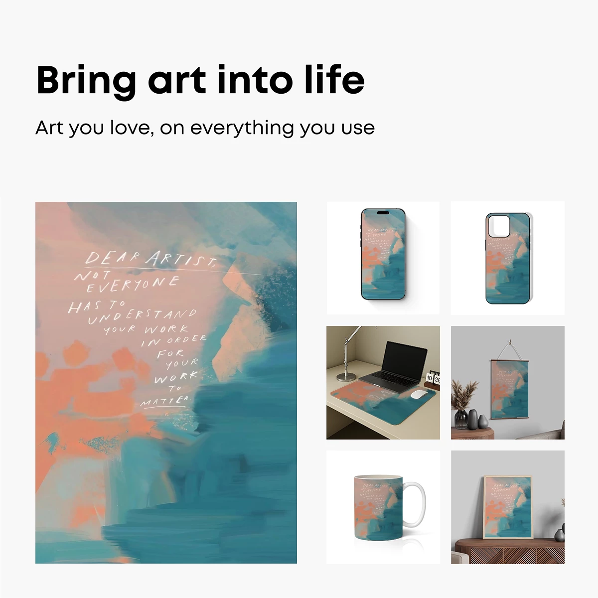 Abstract Canvas Whisper: Artistic Solitude - Image 2