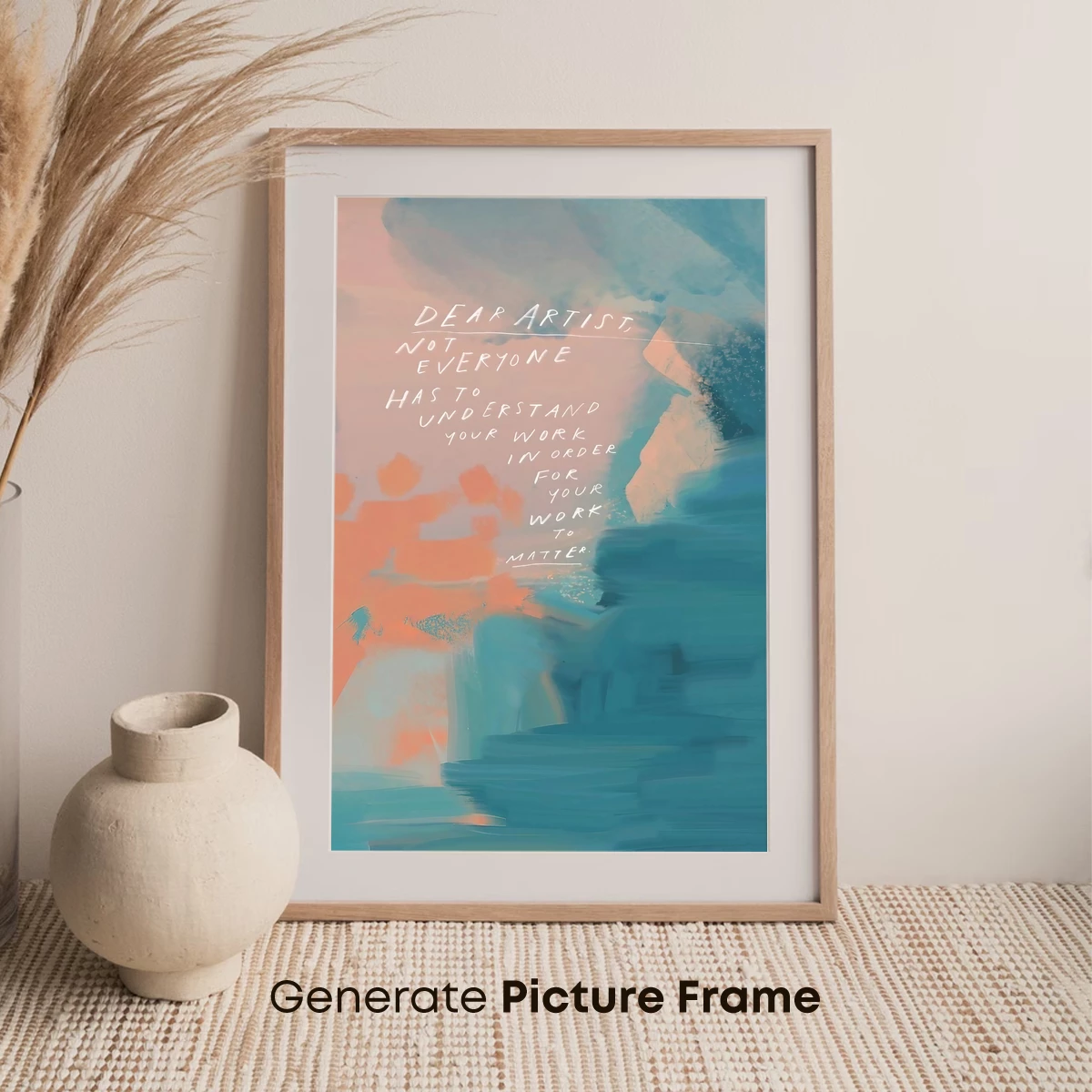 Abstract Canvas Whisper: Artistic Solitude - Image 7