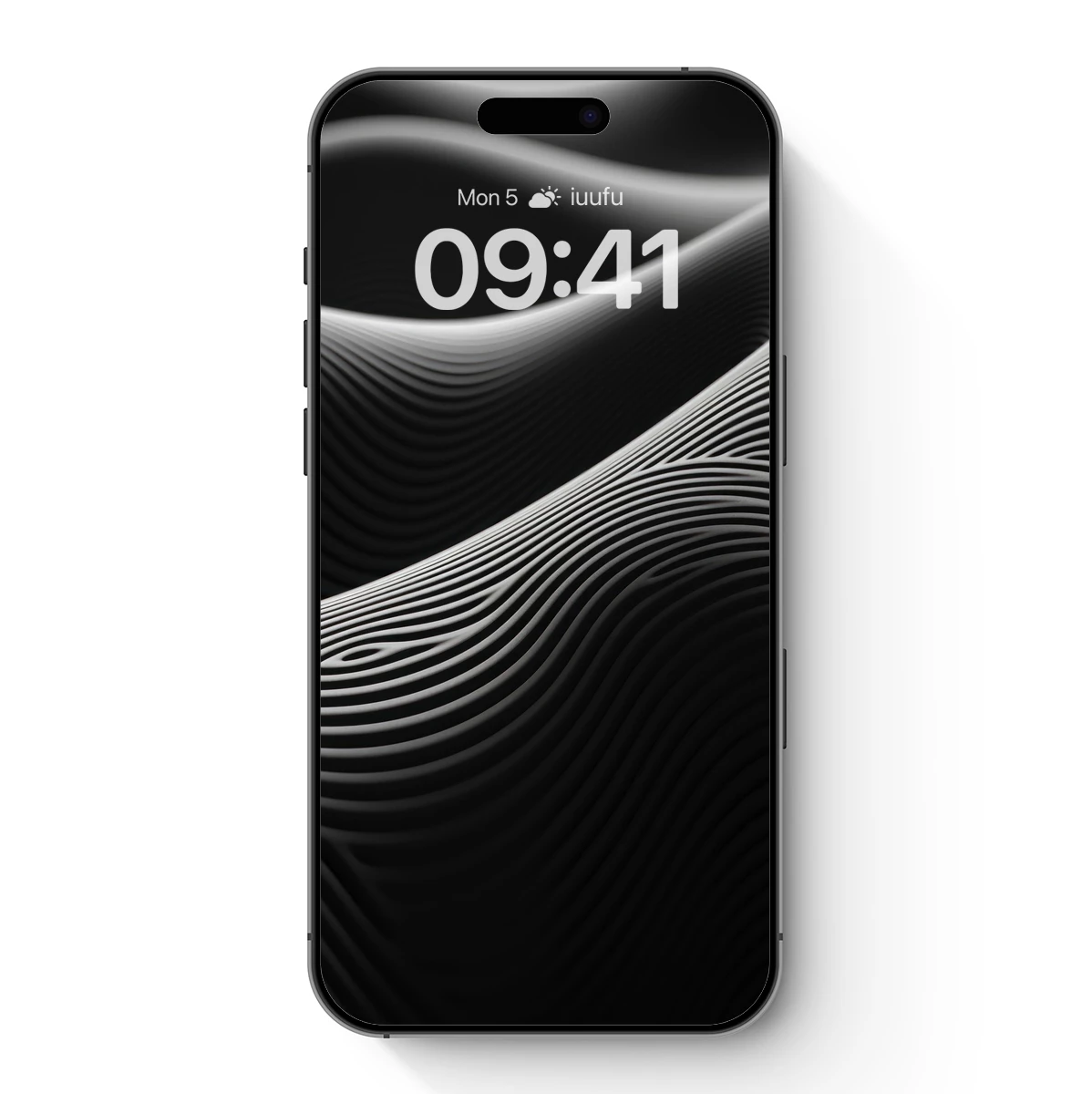 Elegant Black Waves: A Symphony of Curves