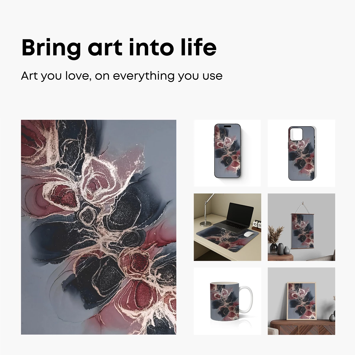 Abstract Fusion: Elegance in Chaos - Image 2