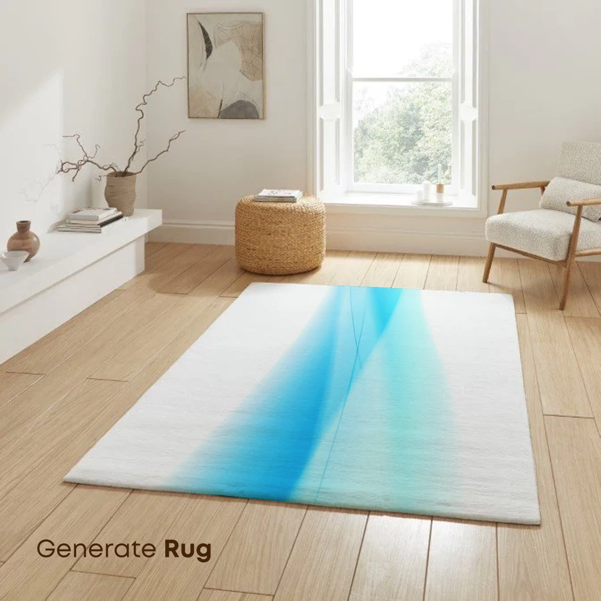 Ethereal Blue Whispers: Abstract Flow - Image 6