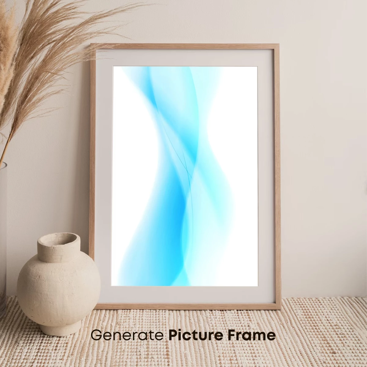 Ethereal Blue Whispers: Abstract Flow - Image 7
