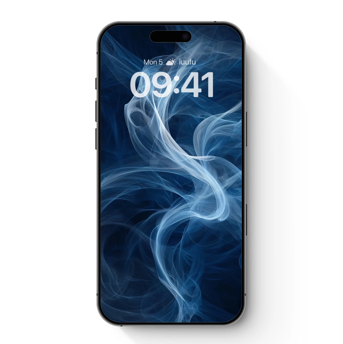 Ethereal Smoke Dance in Midnight Blue