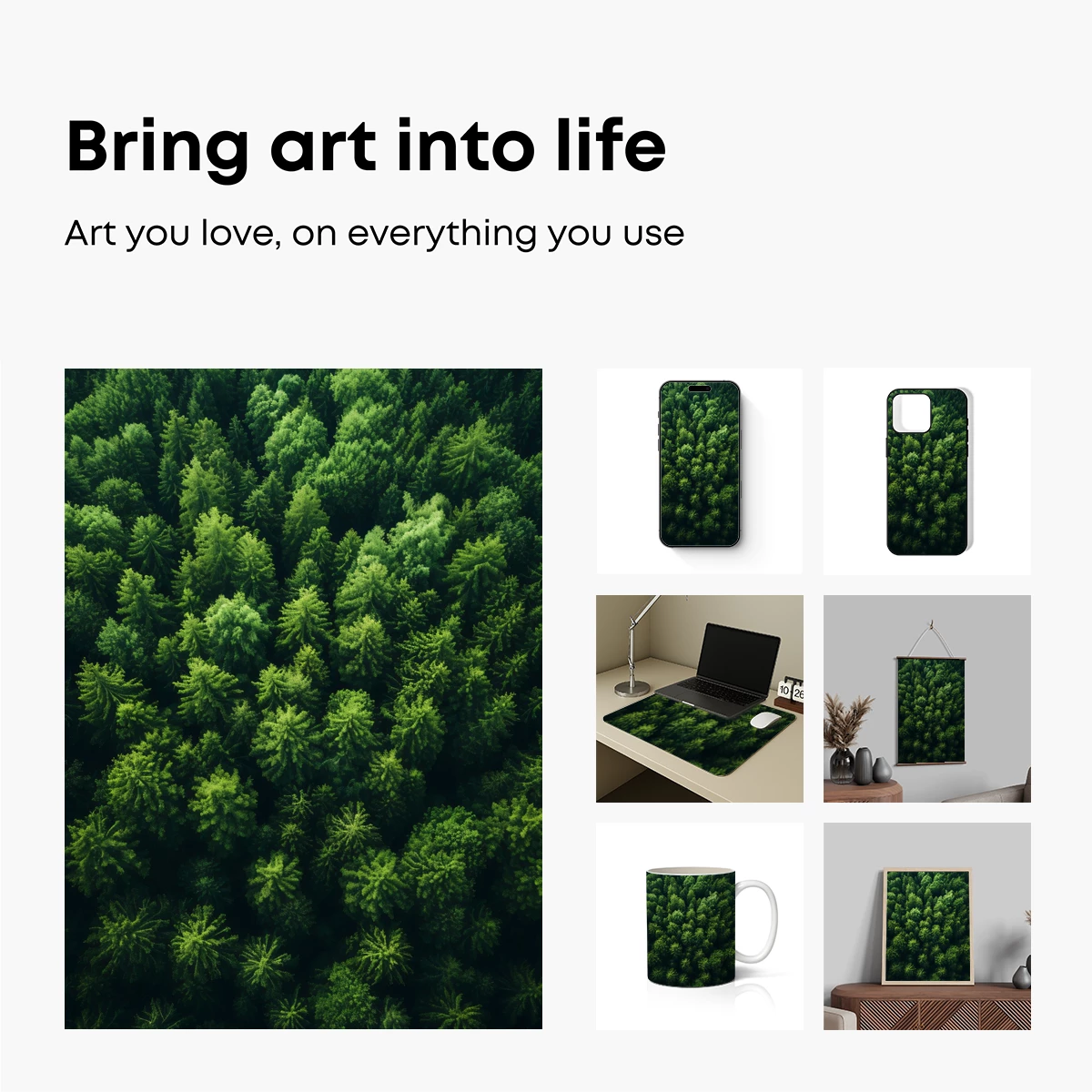 Canopy Whisper: Aerial Forest Serenity - Image 2