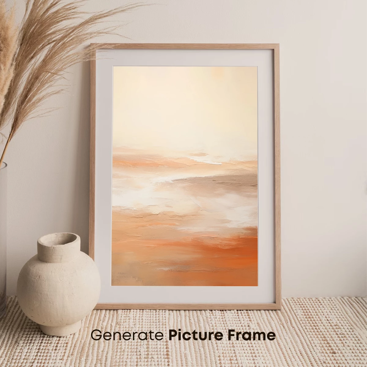 Desert Horizon Palette: Abstract Earth Tones - Image 7