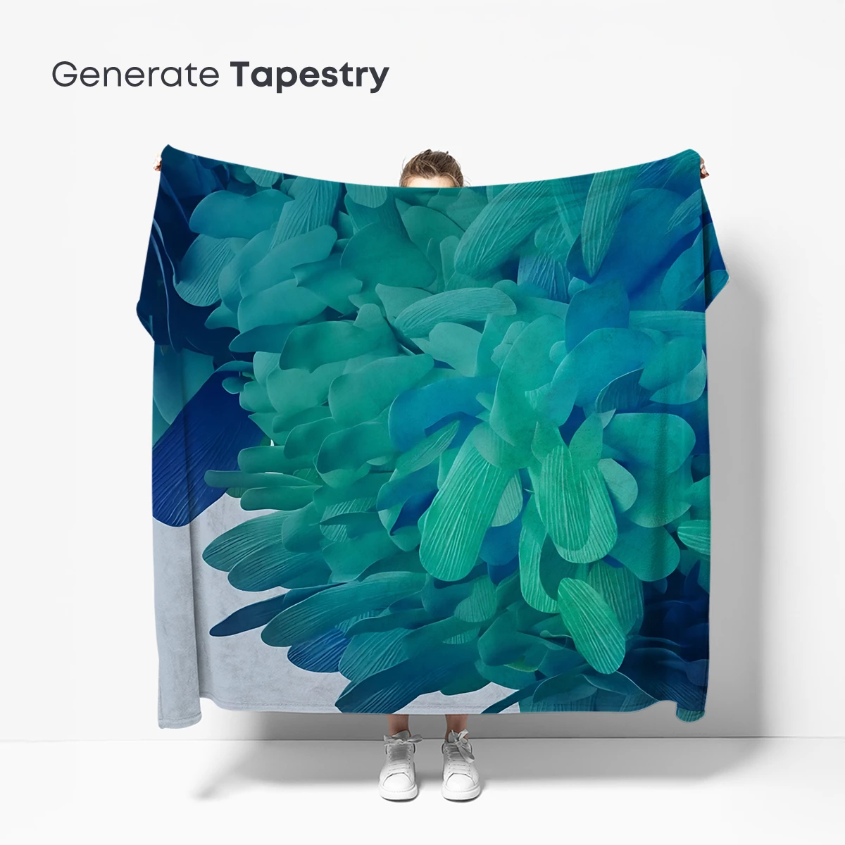 Aquatic Petal Symphony: Abstract Floral Artistry - Image 5