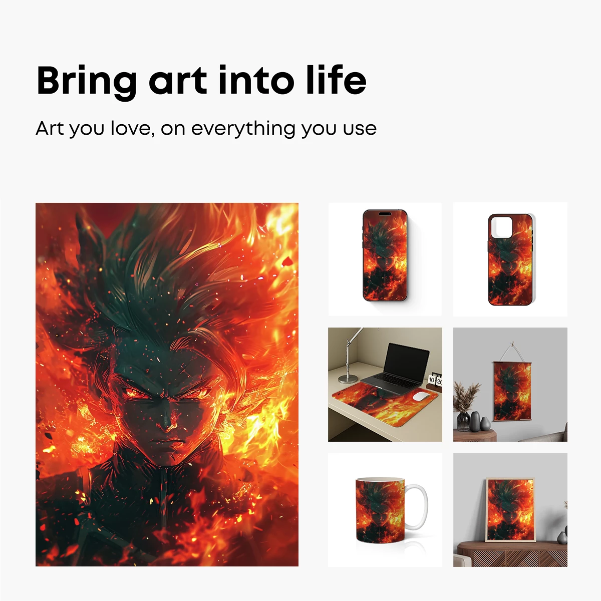 Flame-Wreathed Warrior: A Fiery Odyssey - Image 2