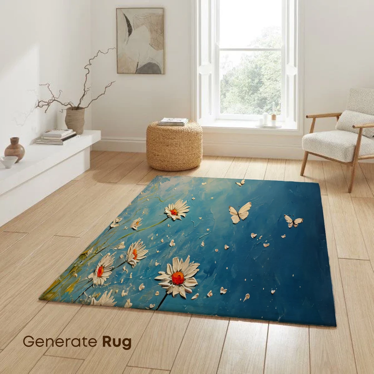 Butterfly Dance Over Daisies - Image 6