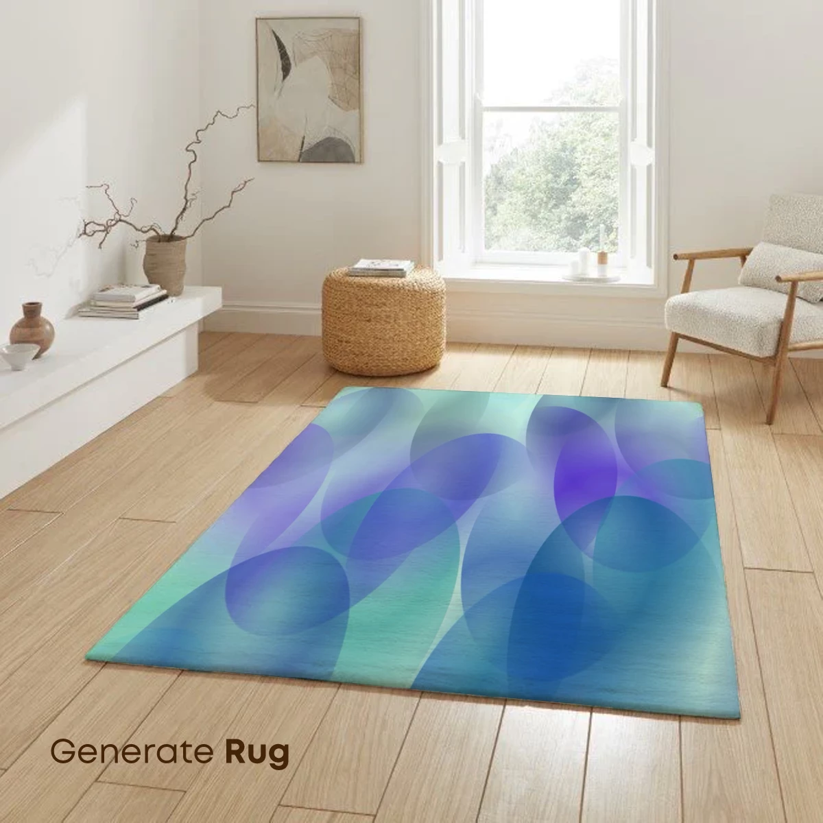 Ethereal Blue Bubbles: A Digital Abstract Symphony - Image 6