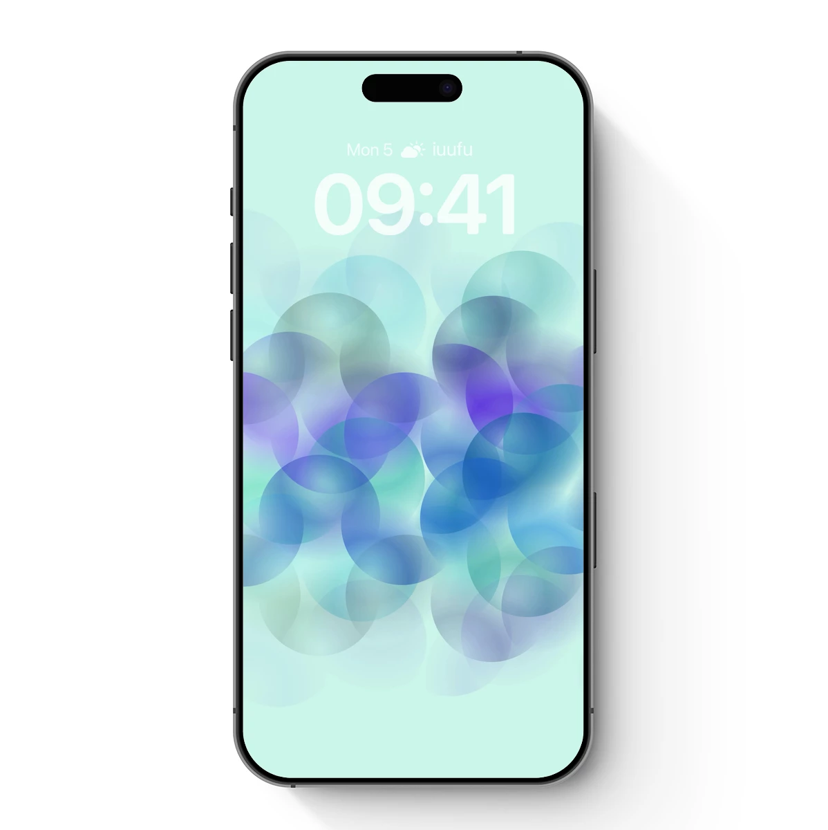 Ethereal Blue Bubbles: A Digital Abstract Symphony