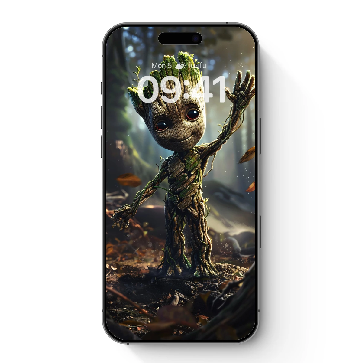 Enchanted Forest Guardian: Groot's Whimsical Awakening